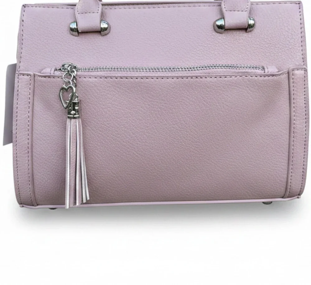 La Terre Light Pink Satchel Purse